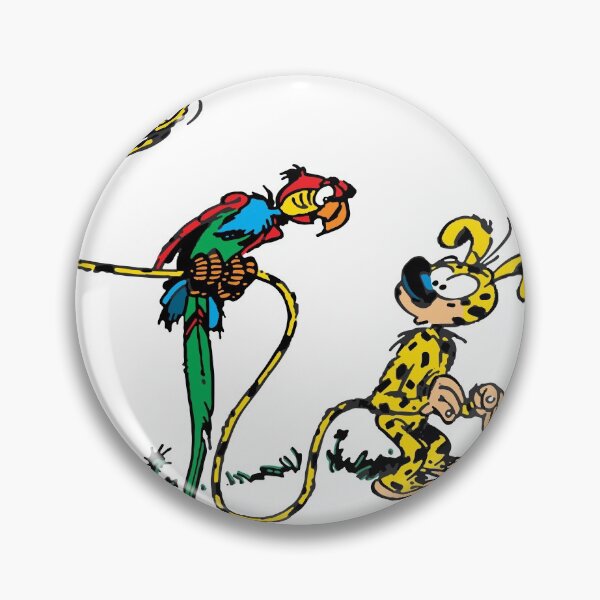 Item preview, Marsupilami and parrot designed and sold by Hubashop.