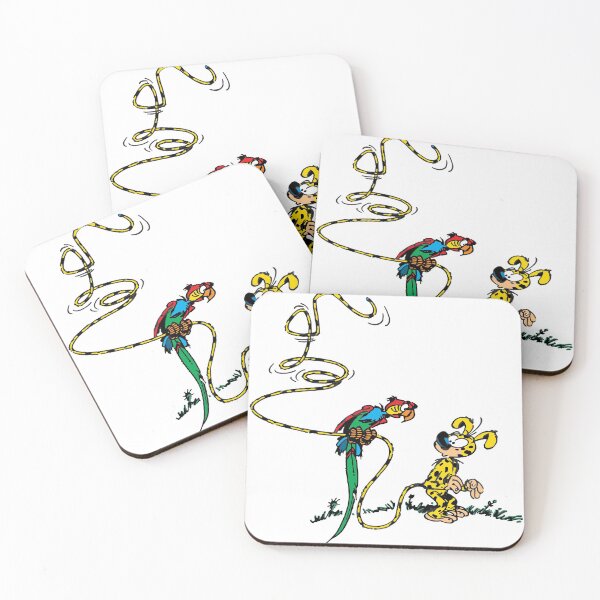 Item preview, Marsupilami and parrot designed and sold by Hubashop.