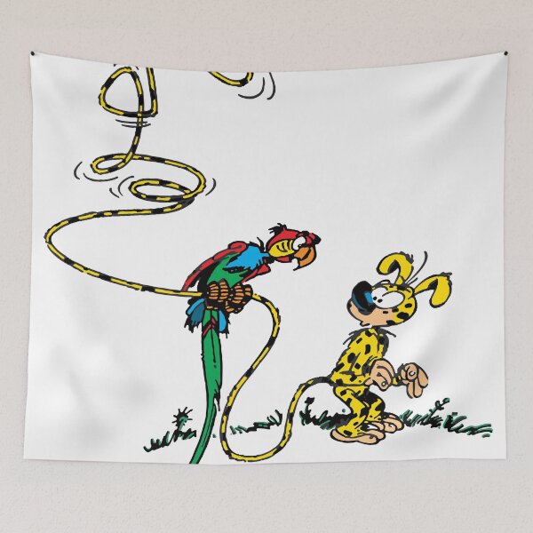 Item preview, Marsupilami and parrot designed and sold by Hubashop.