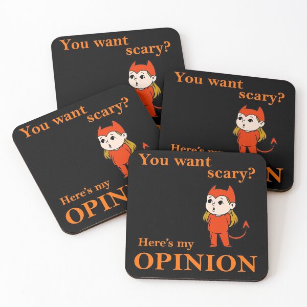 Item preview, Scary opinion. Scary funny ironic designed and sold by platformexplore.