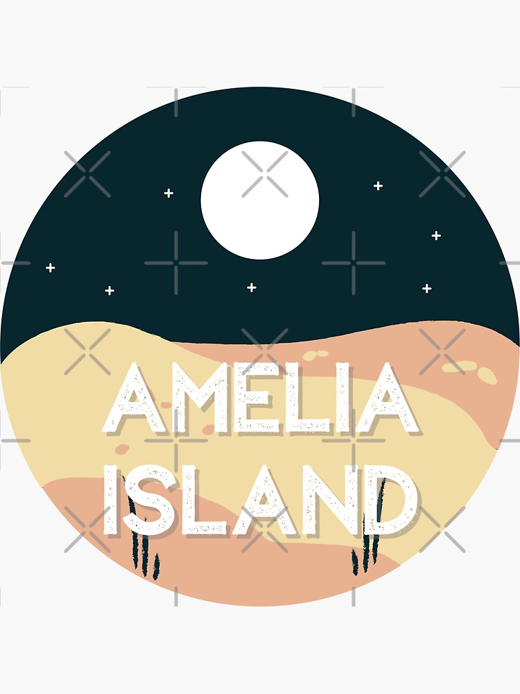 "Amelia Island, Florida" Sticker for Sale by InvestingRoad Redbubble