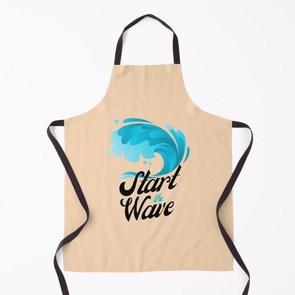 Item preview, Start the Wave Sea Graphic Dark Design designed and sold by Web CreationsNL.