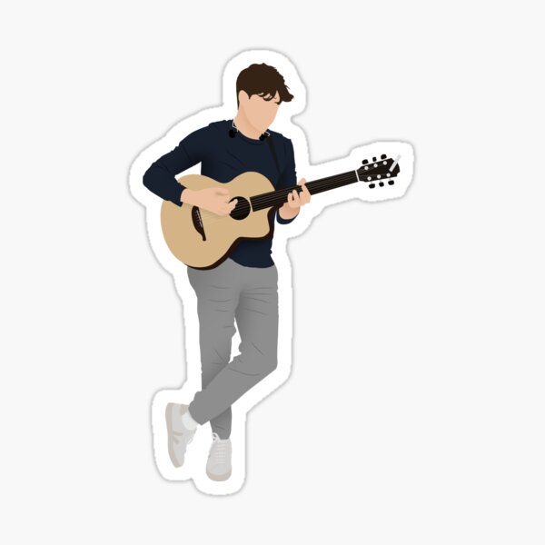 Item preview, Niall Horan playing the guitar designed and sold by RafaTakami.