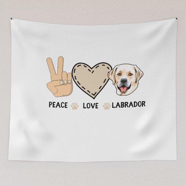 Item preview, Copy of Labrador Retriever Peace Love designed and sold by AutumnVibeShop.