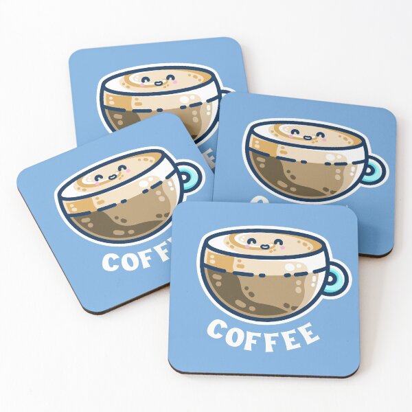 Item preview, Creamy Latte Kawaii Cute Coffee designed and sold by Flaming Imp.