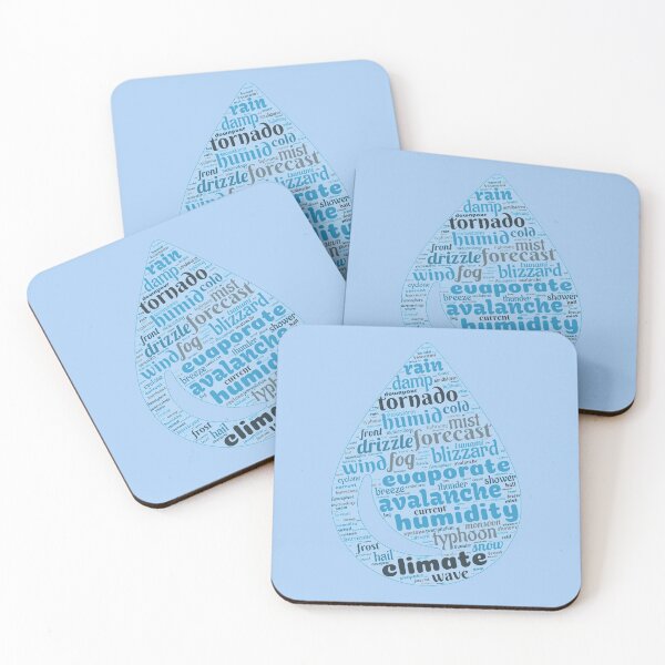 Item preview, Meteorology Word Art (Water Shape) designed and sold by Obitez.