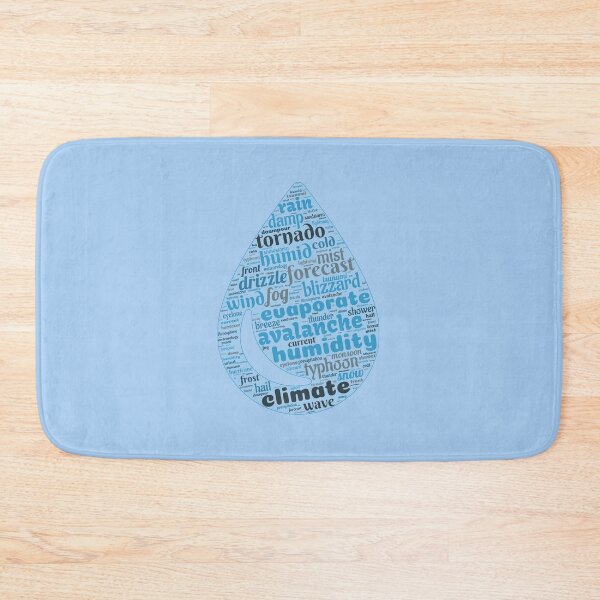 Item preview, Meteorology Word Art (Water Shape) designed and sold by Obitez.