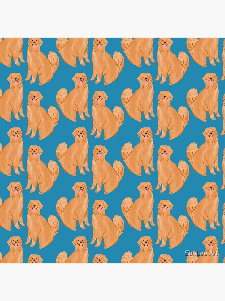 Happy Golden Retriever by sunleeart