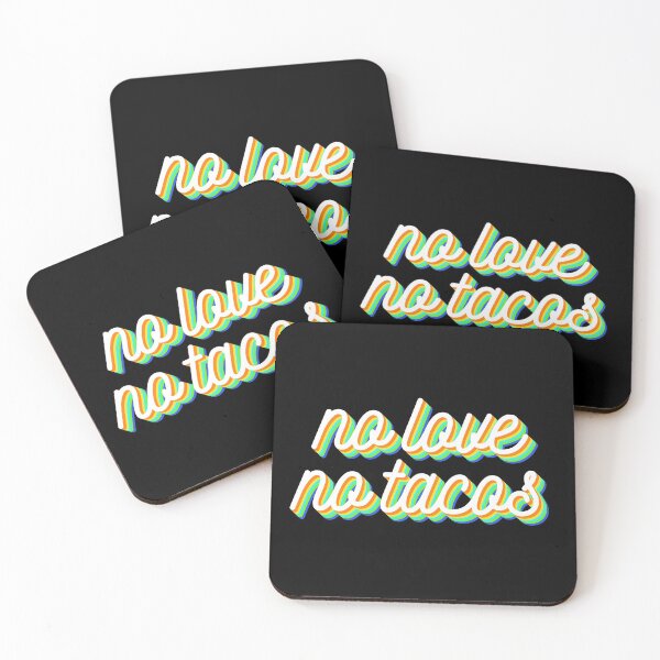 Item preview, No Love No Tacos Retro Style Design designed and sold by Designhub1000.
