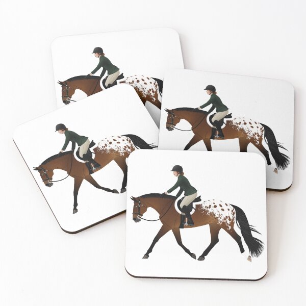 Item preview, Bay Appaloosa and Rider - Equine Rampaige designed and sold by equinerampaige.