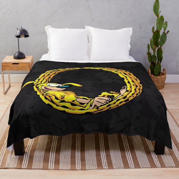 Item preview, Marsupilami chilling in round tail / Black design designed and sold by Hubashop.