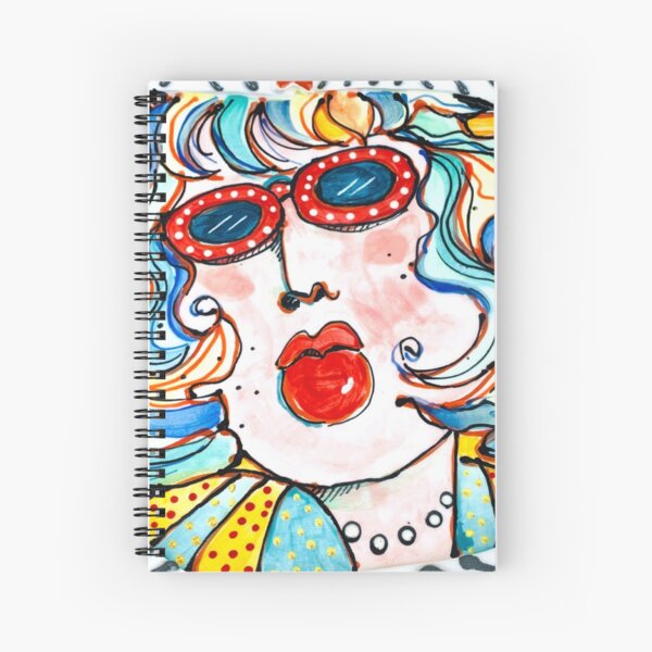 Glamour Girl Spiral Notebook