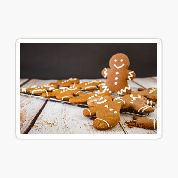 Gingerbread men Sticker