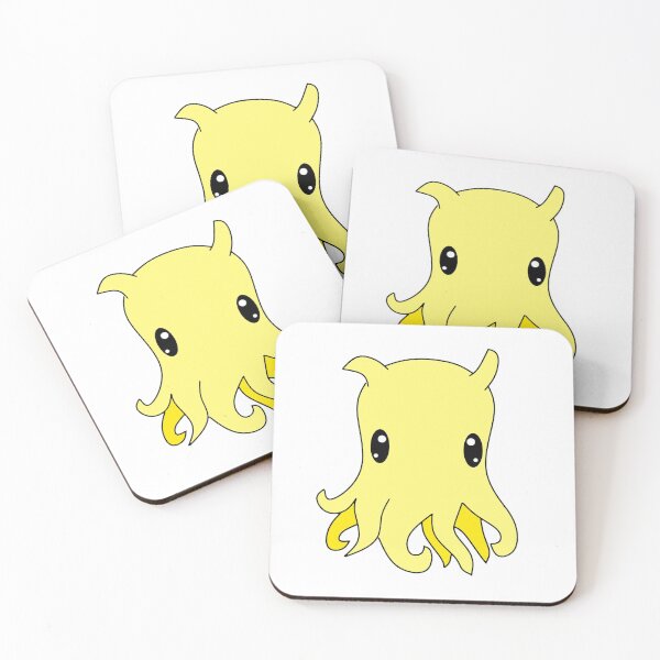 Item preview, Yellow flapjack octopus designed and sold by Cthulhu loves crafts.