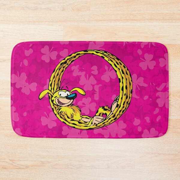 Item preview, Marsupilami chilling in round tail / Pink design designed and sold by Hubashop.