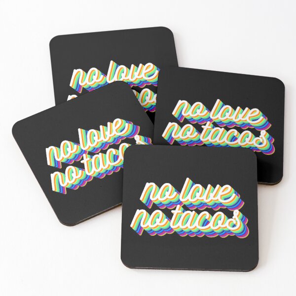 Item preview, No Love No Tacos Retro Design designed and sold by Designhub1000.