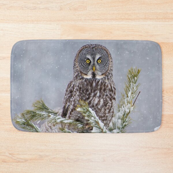 Item preview, Great Gray Tree Ornament designed and sold by Owl-Images.