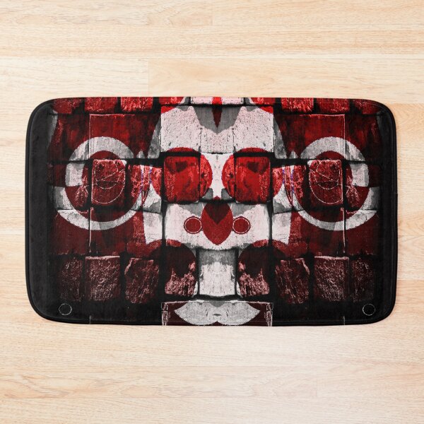 Item preview, Red Brick Pattern With Gothic Skull Design designed and sold by Mary Riley.