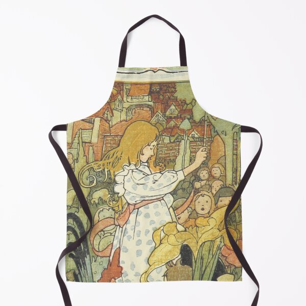 Item preview, Conducting girl - Scene from the Water Babies vintage illustration designed and sold by Vintage Designs +.
