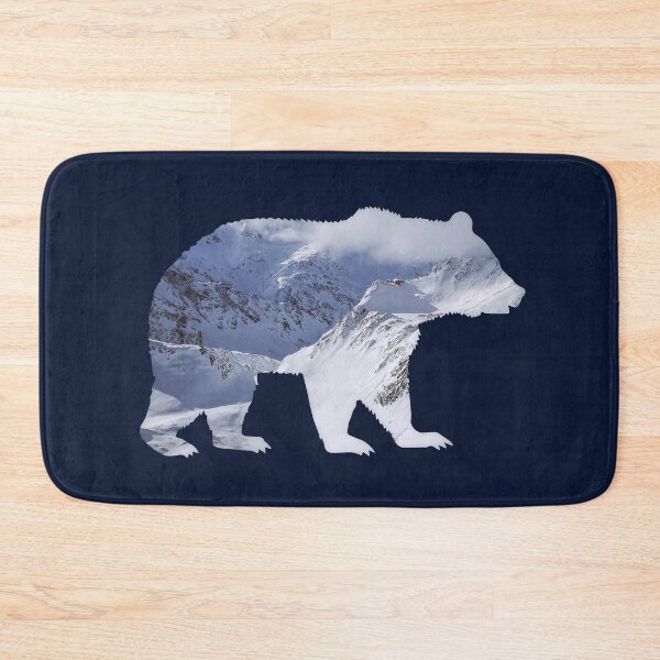 Item preview, Bear with mountain landscape summits designed and sold by FrenchsTuck.
