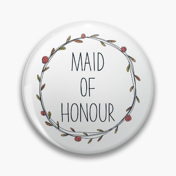 Item preview, Maid of honour with autumn leaves for fall wedding designed and sold by JokeGysen.