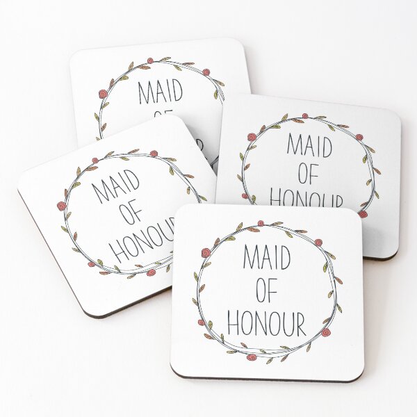 Item preview, Maid of honour with autumn leaves for fall wedding designed and sold by JokeGysen.