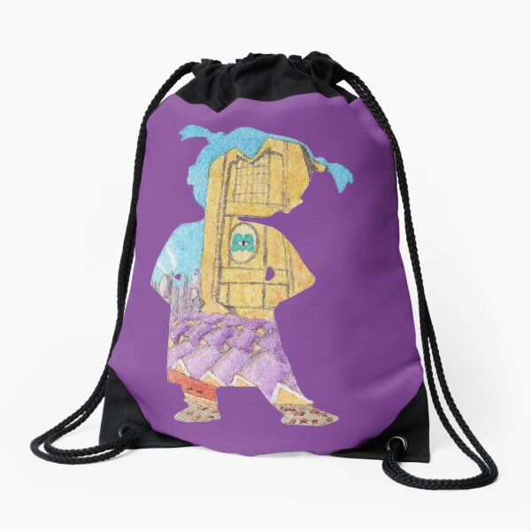 Watercolor Silhouette Monsters Inc Boo Backpack for Sale by Krystal280791