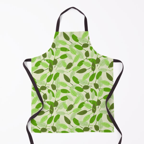 Item preview, Green leaf pattern designed and sold by Smart-Art-Hive.