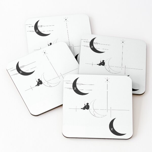 Item preview, Moon Gazing designed and sold by CharlCreatesArt.