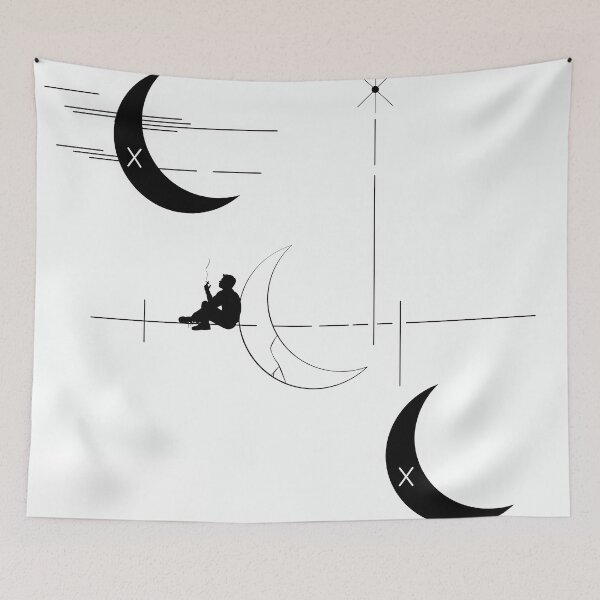 Item preview, Moon Gazing designed and sold by CharlCreatesArt.