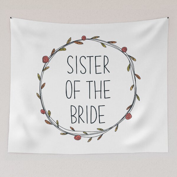 Item preview, Sister of the bride with autumn leaves for fall wedding designed and sold by JokeGysen.
