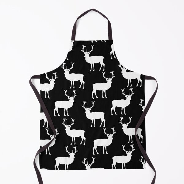 Item preview, White Stag Elegant Nature Lover Pattern designed and sold by AntiqueImages.