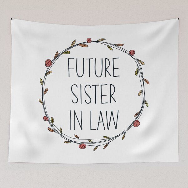 Item preview, Future sister in law with autumn leaves for fall wedding designed and sold by JokeGysen.