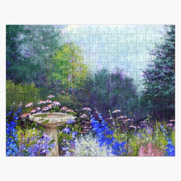 Summer Garden in Vermont Jigsaw Puzzle Jigsaw Puzzle