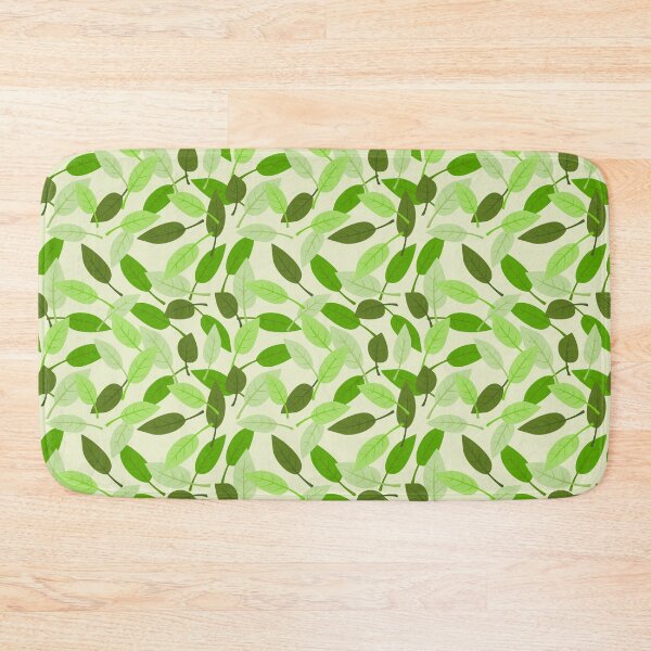 Item preview, Green leaf pattern designed and sold by Smart-Art-Hive.