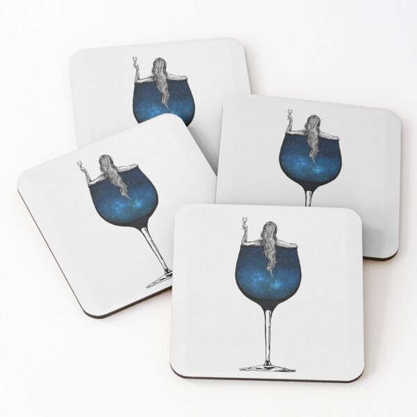 Item preview, A woman drinks and swims in a cup designed and sold by teesBYAlioui.