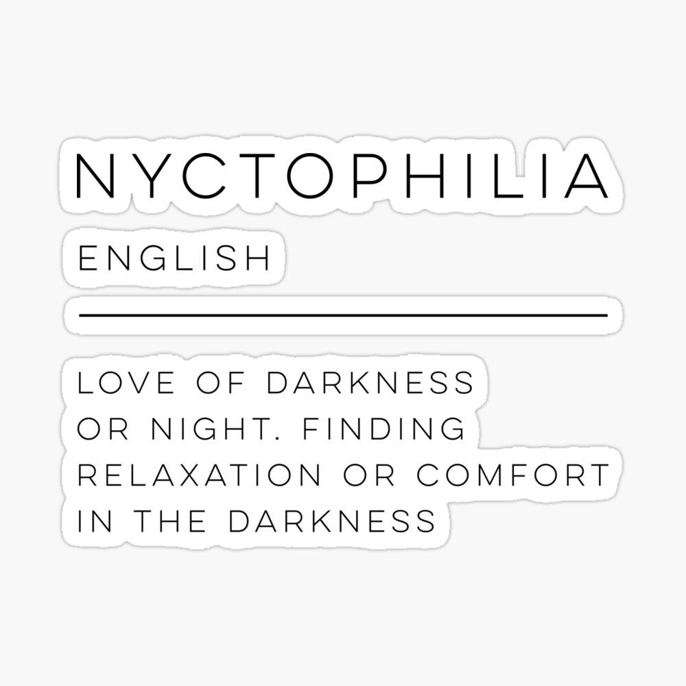 Nyctophilia - shoulder tat, #wordporn Black as night tattoo 🌛✨