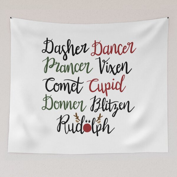 Item preview, Reindeer Names designed and sold by MakeMerry.