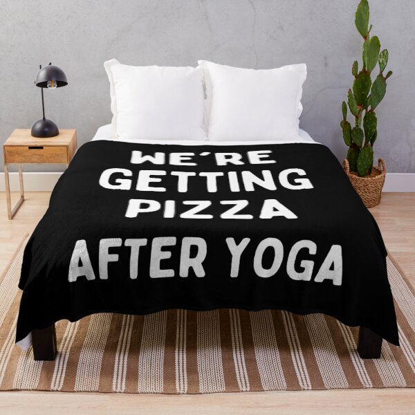 Item preview, We're Getting Pizza After Yoga designed and sold by NikStore.