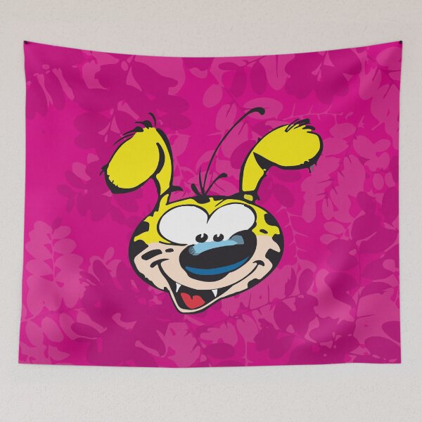 Item preview, Marsupilami face / Pink design designed and sold by Hubashop.