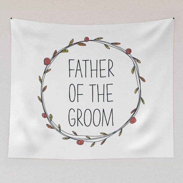 Item preview, Father  of the Groom with autumn leaves for fall wedding designed and sold by JokeGysen.