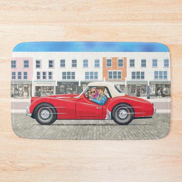 Item preview, TR3a in Signal Red with white factory hard top designed and sold by Bigs66.