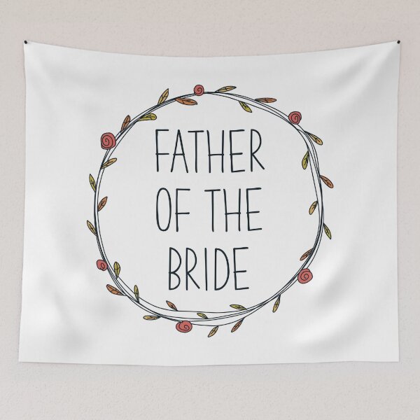 Item preview, Father of the bride with autumn leaves for fall wedding designed and sold by JokeGysen.