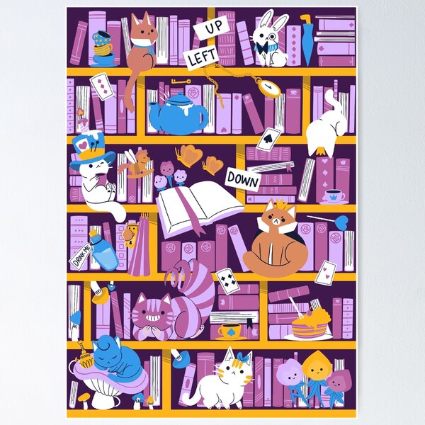 Item preview, Library in Wonderland designed and sold by TaylorRoss1.