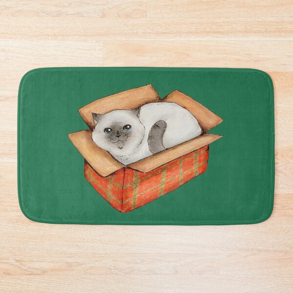 Item preview, Cat in a Christmas gift box designed and sold by Denise, Denisn't.