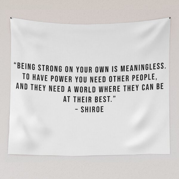 Item preview, Shiroe - Quote designed and sold by Epicanimequotes.