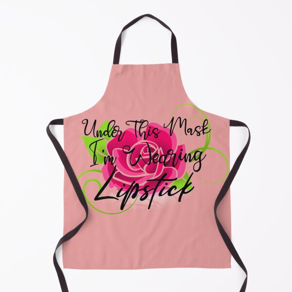 Item preview, Under This Mask Im Wearing Lipstick Floral Design designed and sold by yacine12353.