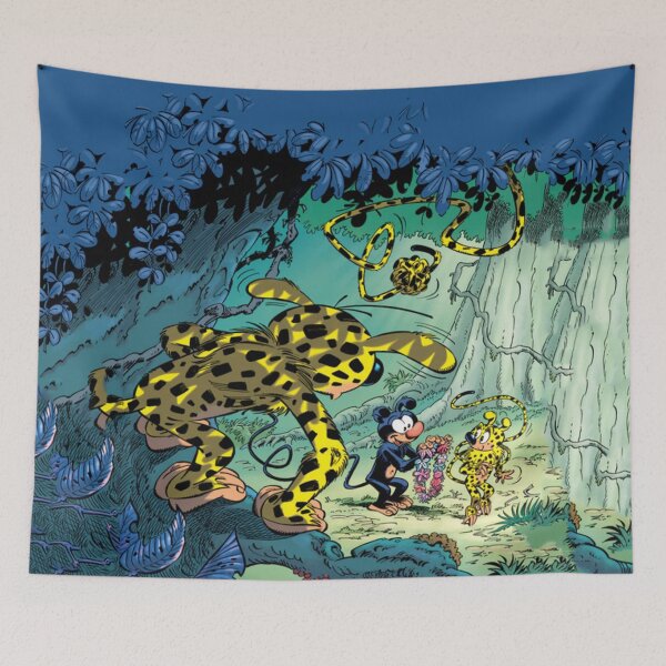 Item preview, Marsupilami spying on girlfriend designed and sold by Hubashop.