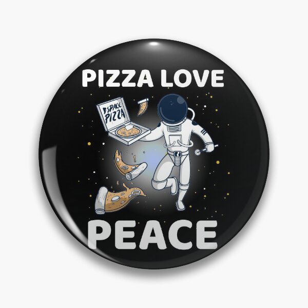 Item preview, Astronaut In Pizza Love peace designed and sold by ChaseCoClothing.