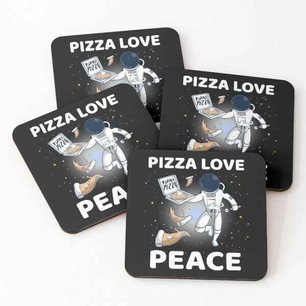 Item preview, Astronaut In Pizza Love peace designed and sold by ChaseCoClothing.